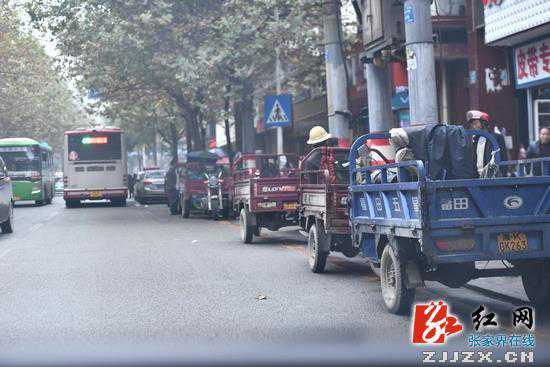 张家界曝光违法停放机动车