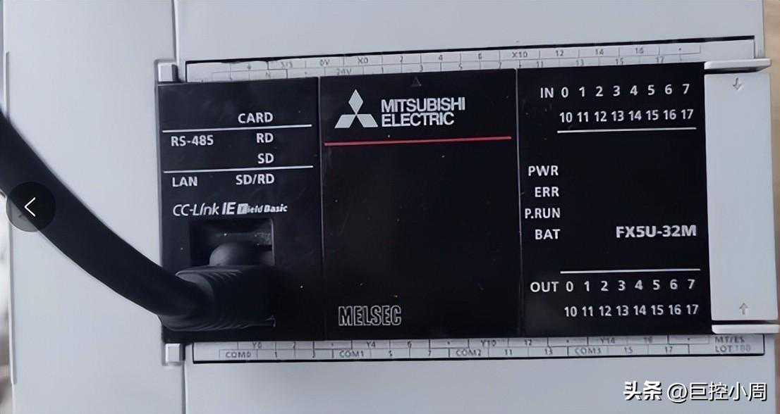 三菱FX5U与FX3U-ENET-ADP通讯