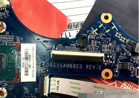 维修HP暗夜精灵Q173笔记本不开机-杭州华力学校