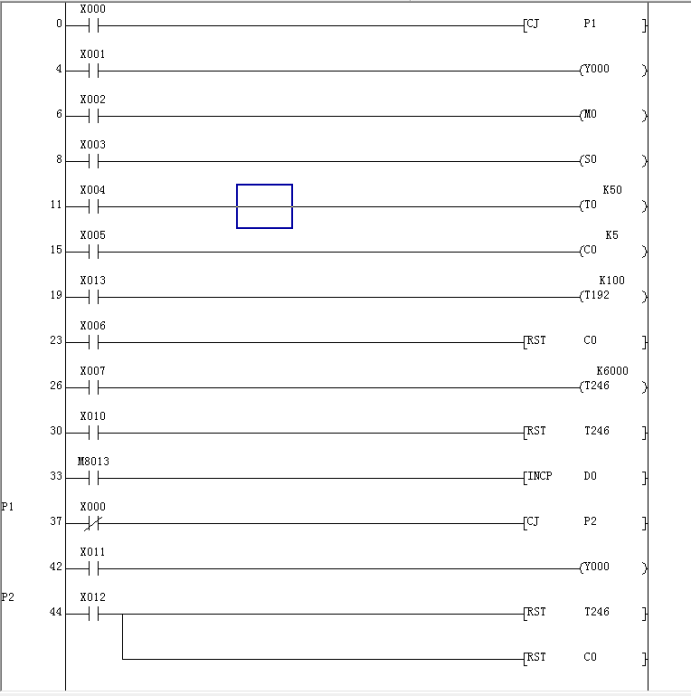 通过实例玩转三菱PLC之程序流程控制指令