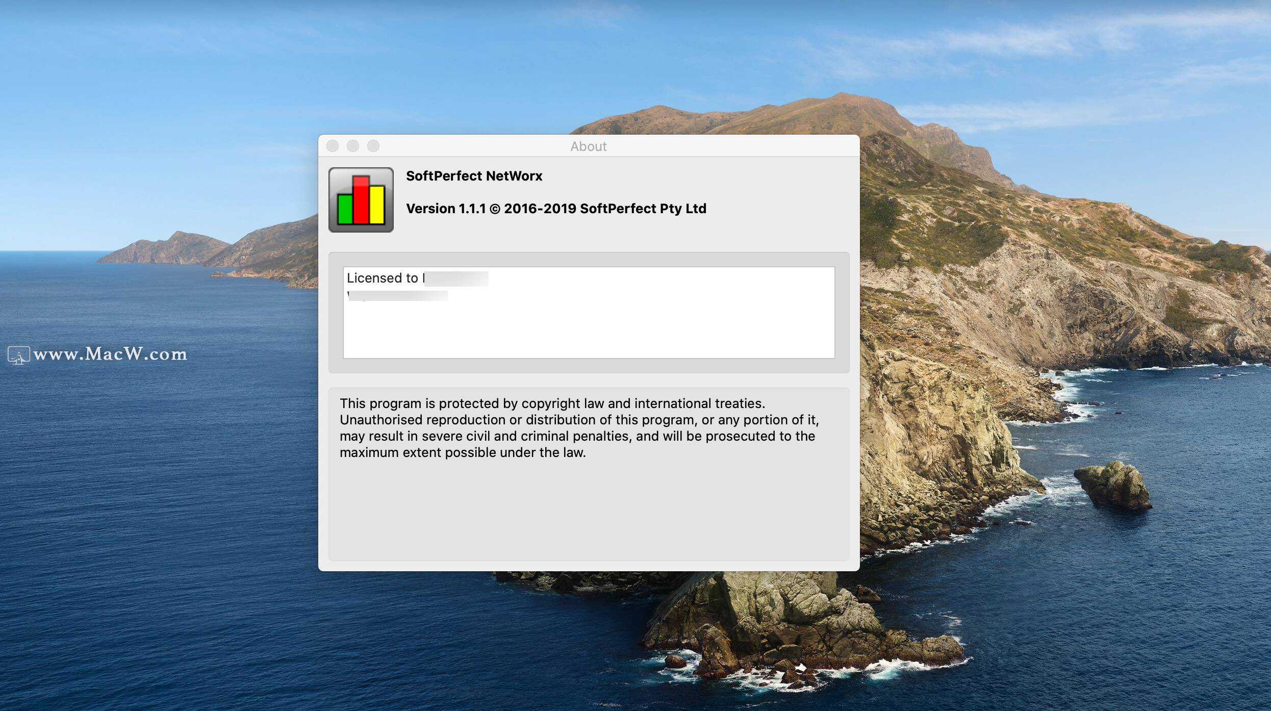 NetWorx for Mac(流量数据监控) v1.1.1激活版