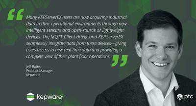 KEPServerEX 6.4版能够将小厂计划与传统工业自动化系统进行整合