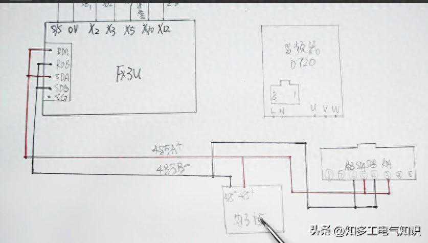 FX3U与三菱D720变频器通讯不成功,怎么查找原因 FX3U与三菱D720变频器通讯不成功,怎么查找原因